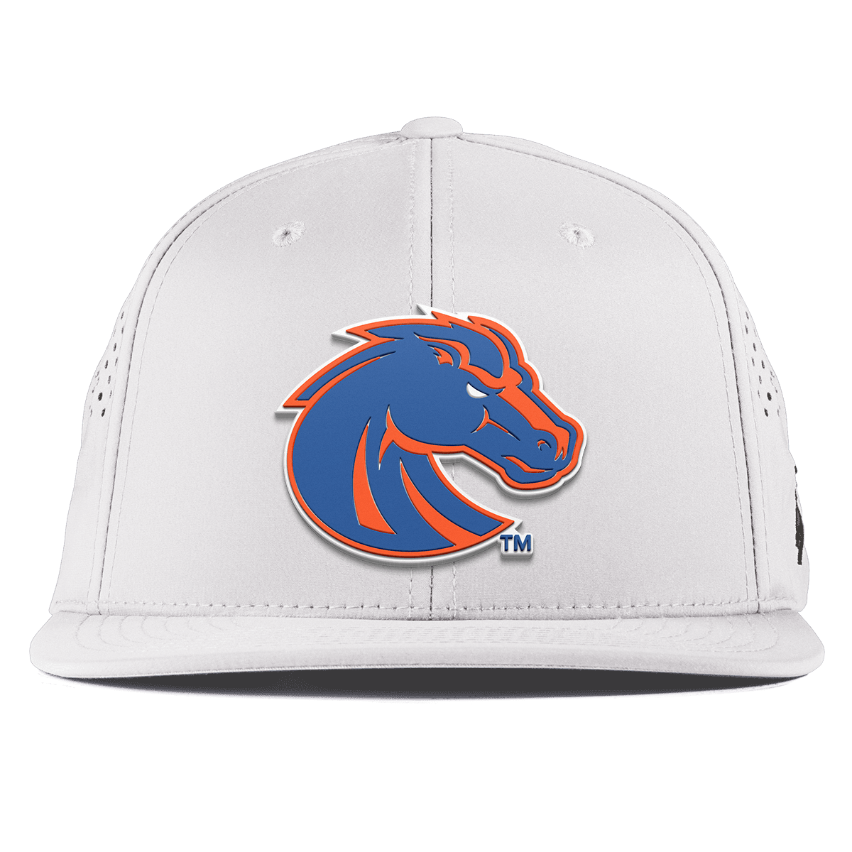 Boise State University "Boise State Broncos Orange" Flat Performance White