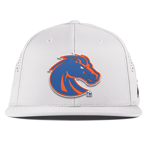 Boise State University "Boise State Broncos Orange" Flat Performance White
