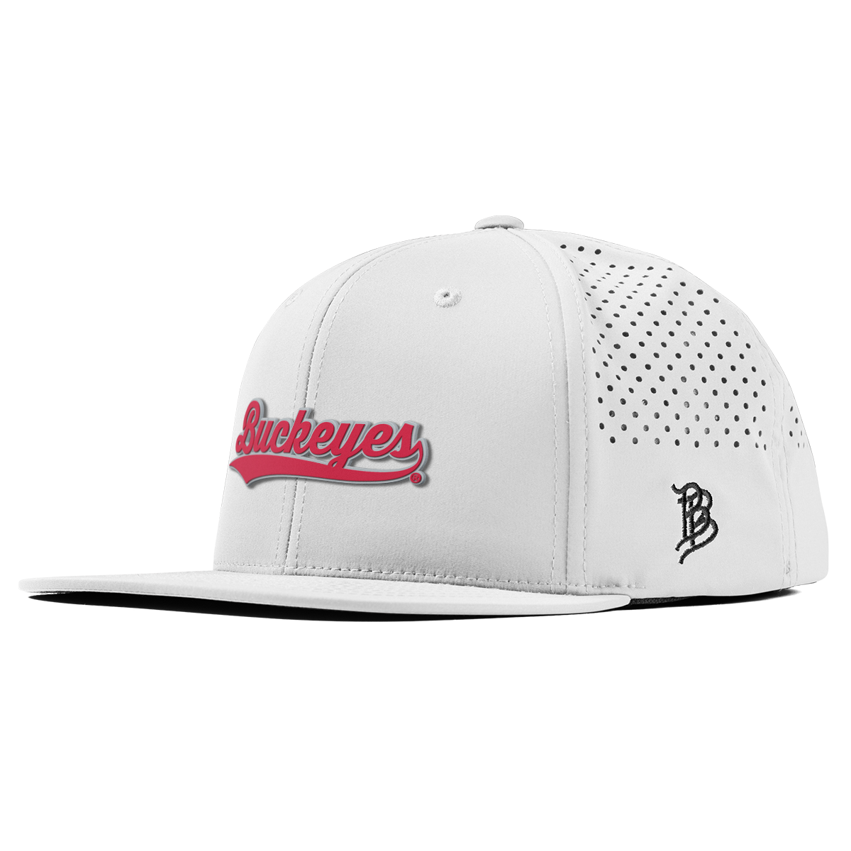 Ohio State University "Buckeyes Script" Flat Performance White