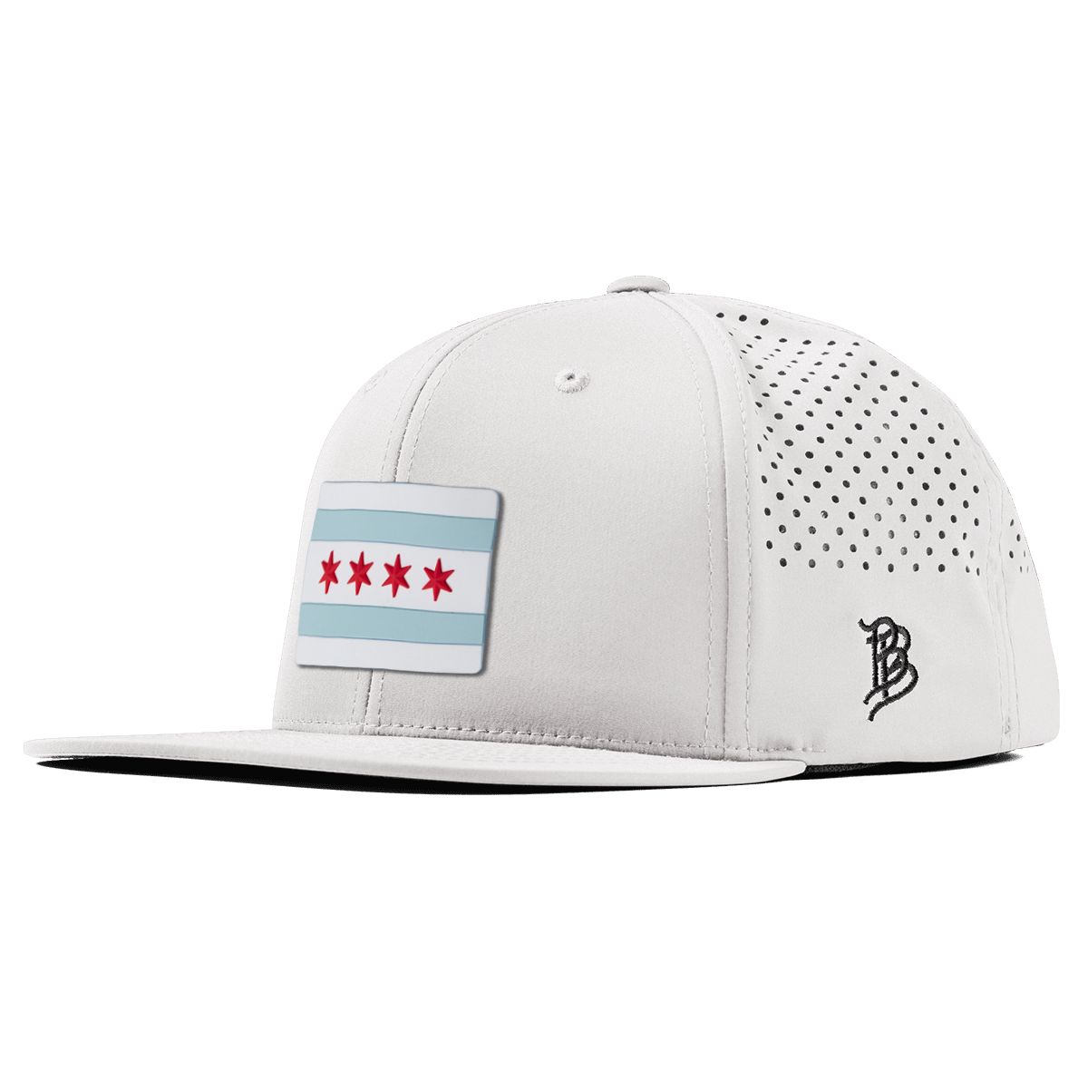 Chicago Flag Flat Performance White