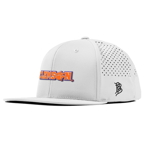 Clemson University "Clemson Block" Flat Performance White