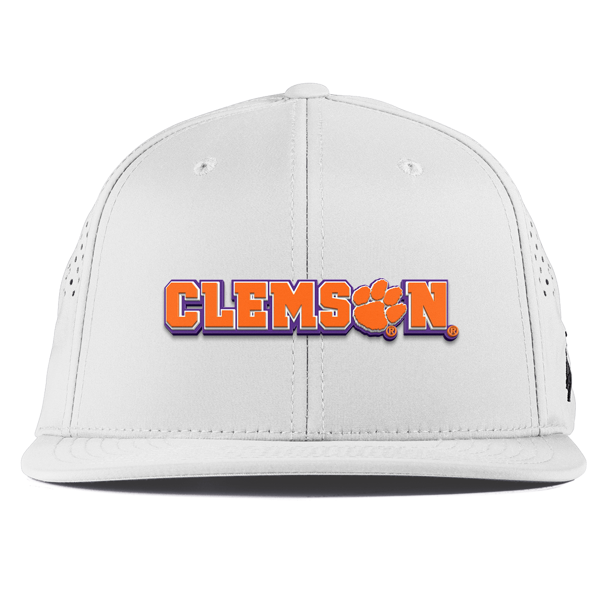 Clemson University "Clemson Block" Flat Performance White