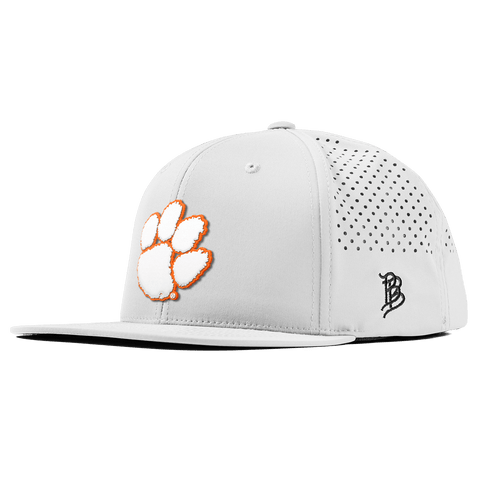 Clemson University "Clemson Tigers Paw" Flat Performance White