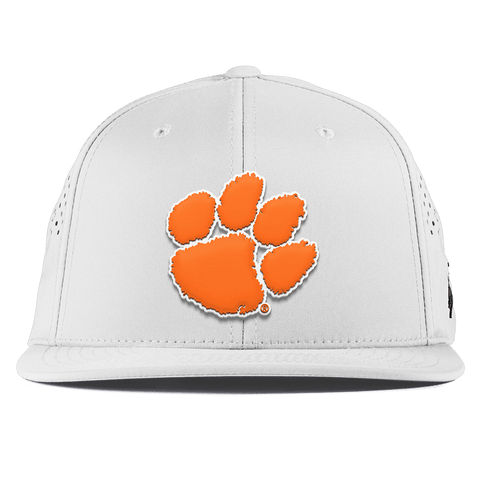 Clemson University "Clemson Tiger Paw" Flat Performance White