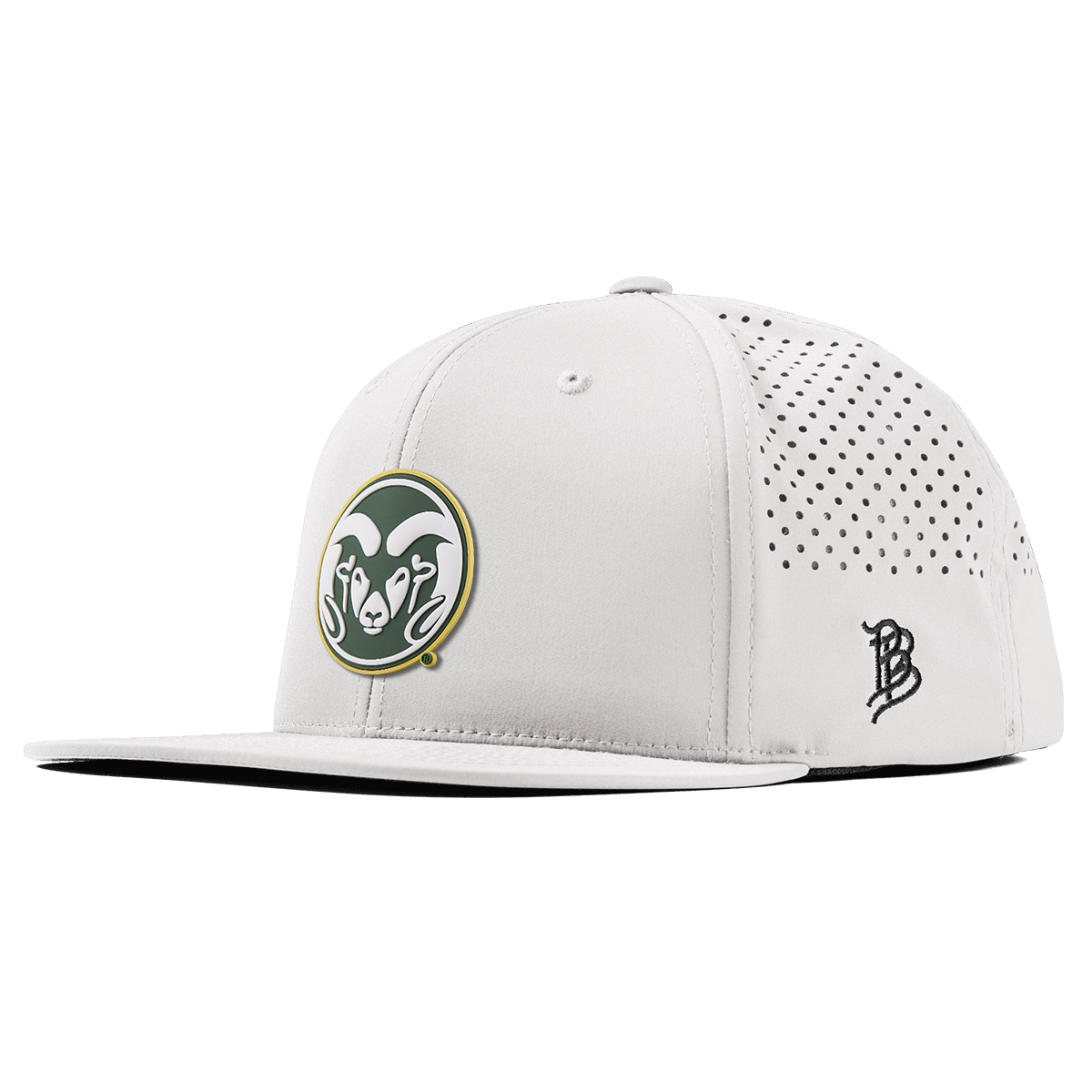 Colorado State University "Colorado State Team Logo" Flat Performance White