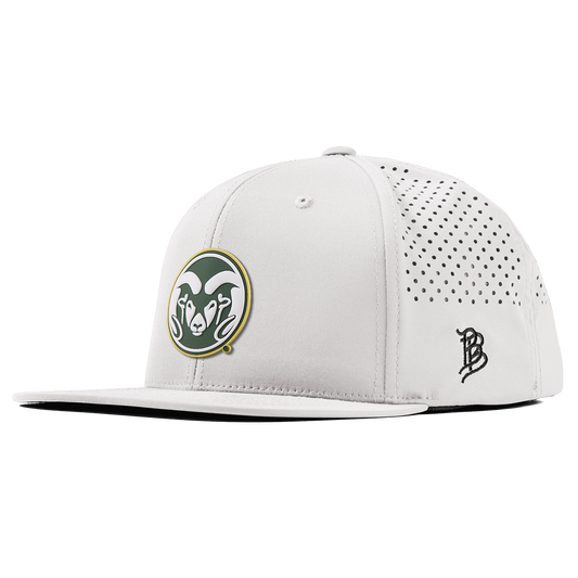 Colorado State University "Colorado State Team Logo" Flat Performance White