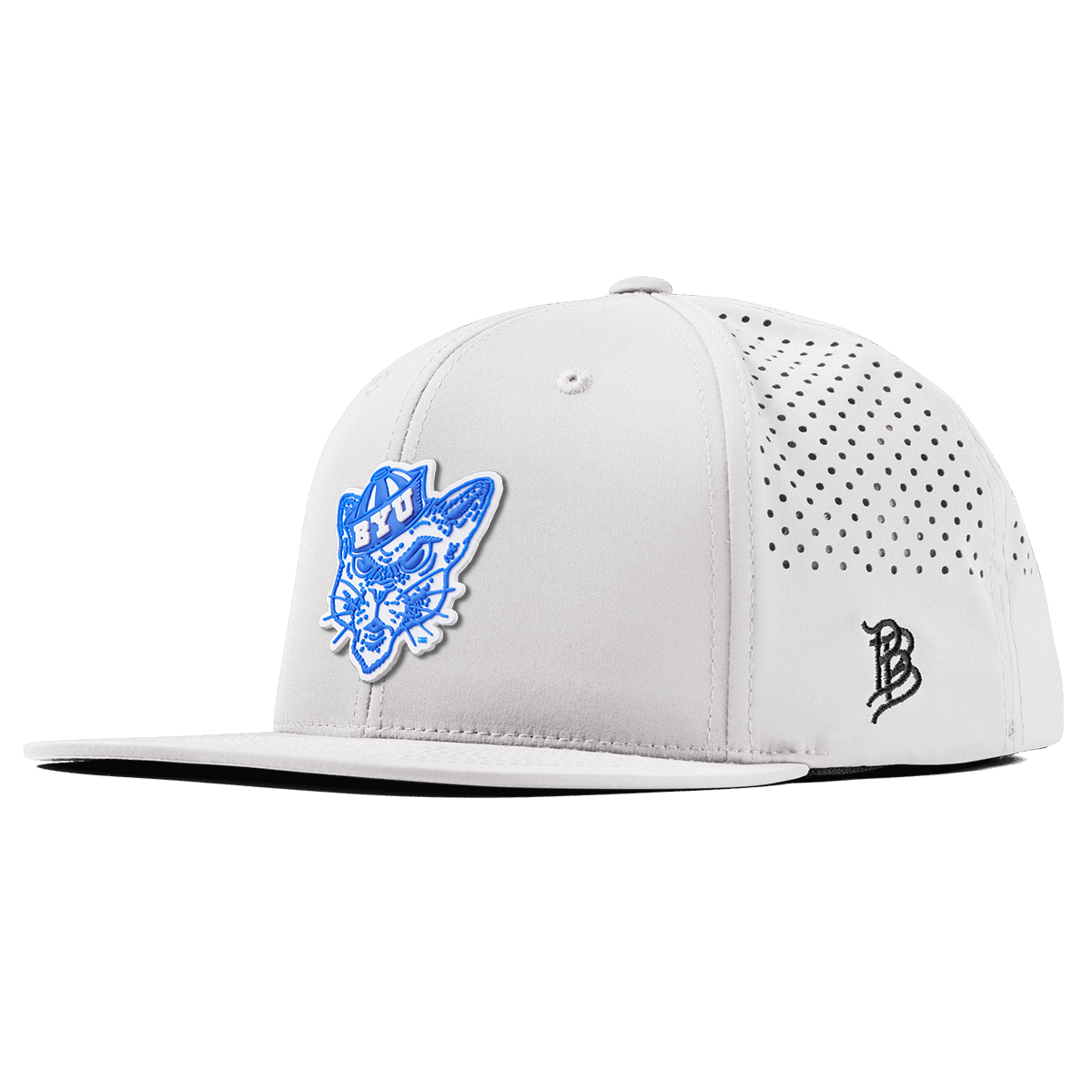 BYU "Cosmo The Cougar" Flat Performance White