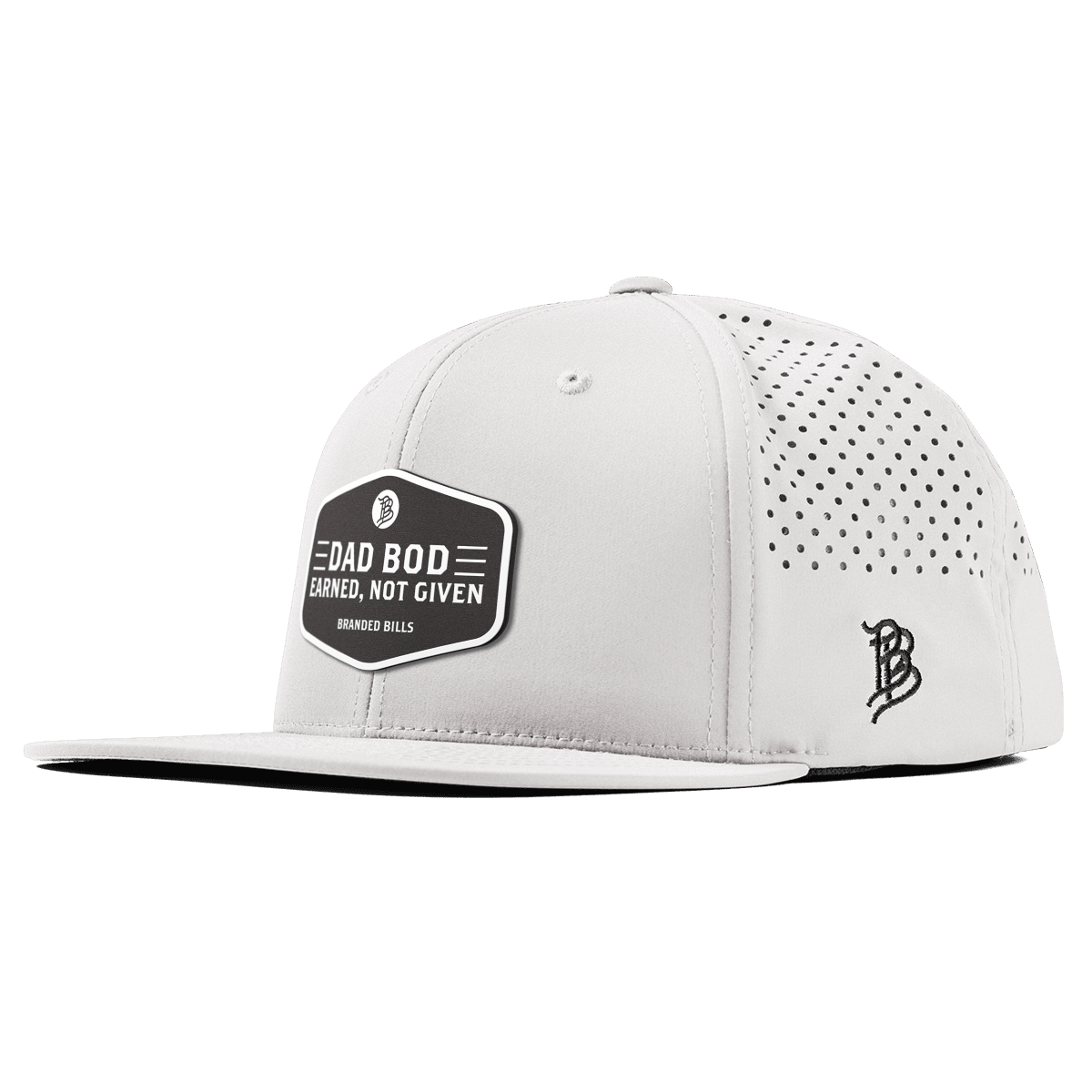 Dad Bod Flat Performance White 