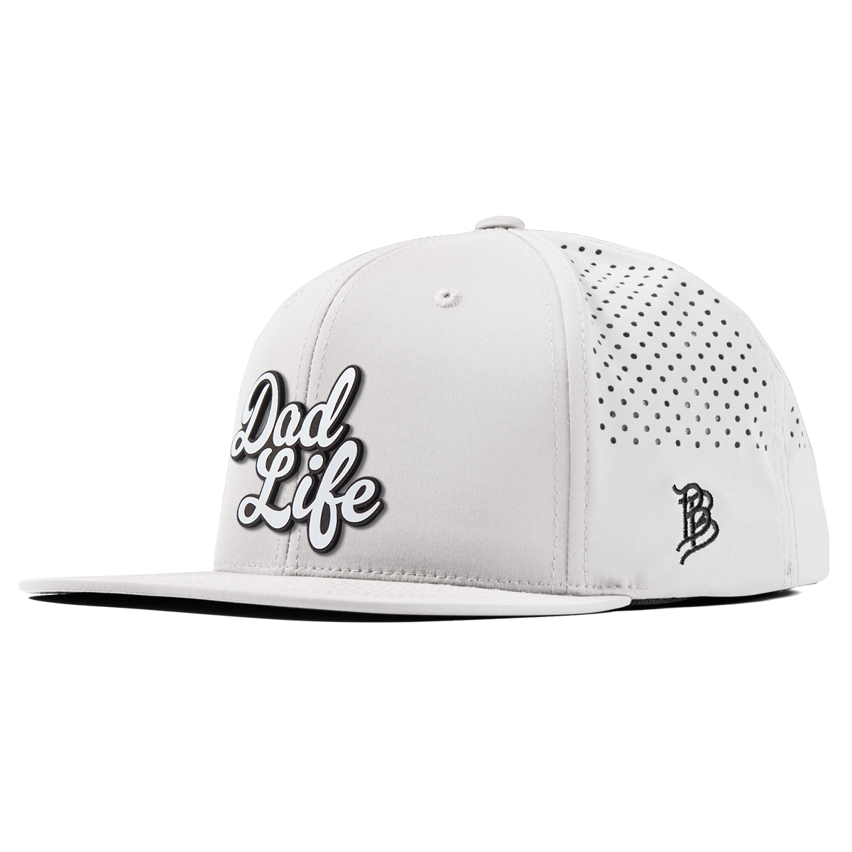 Dad Life Script Flat Performance White