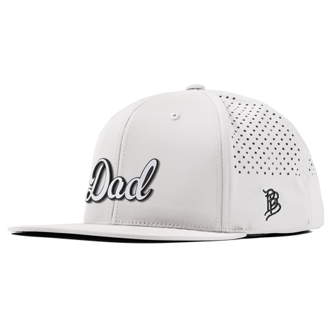 Dad Script Flat Performance White