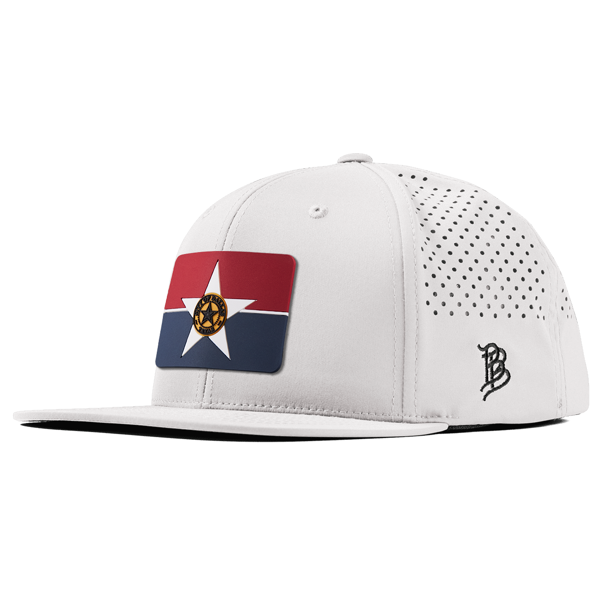 Dallas Flag Flat Performance White