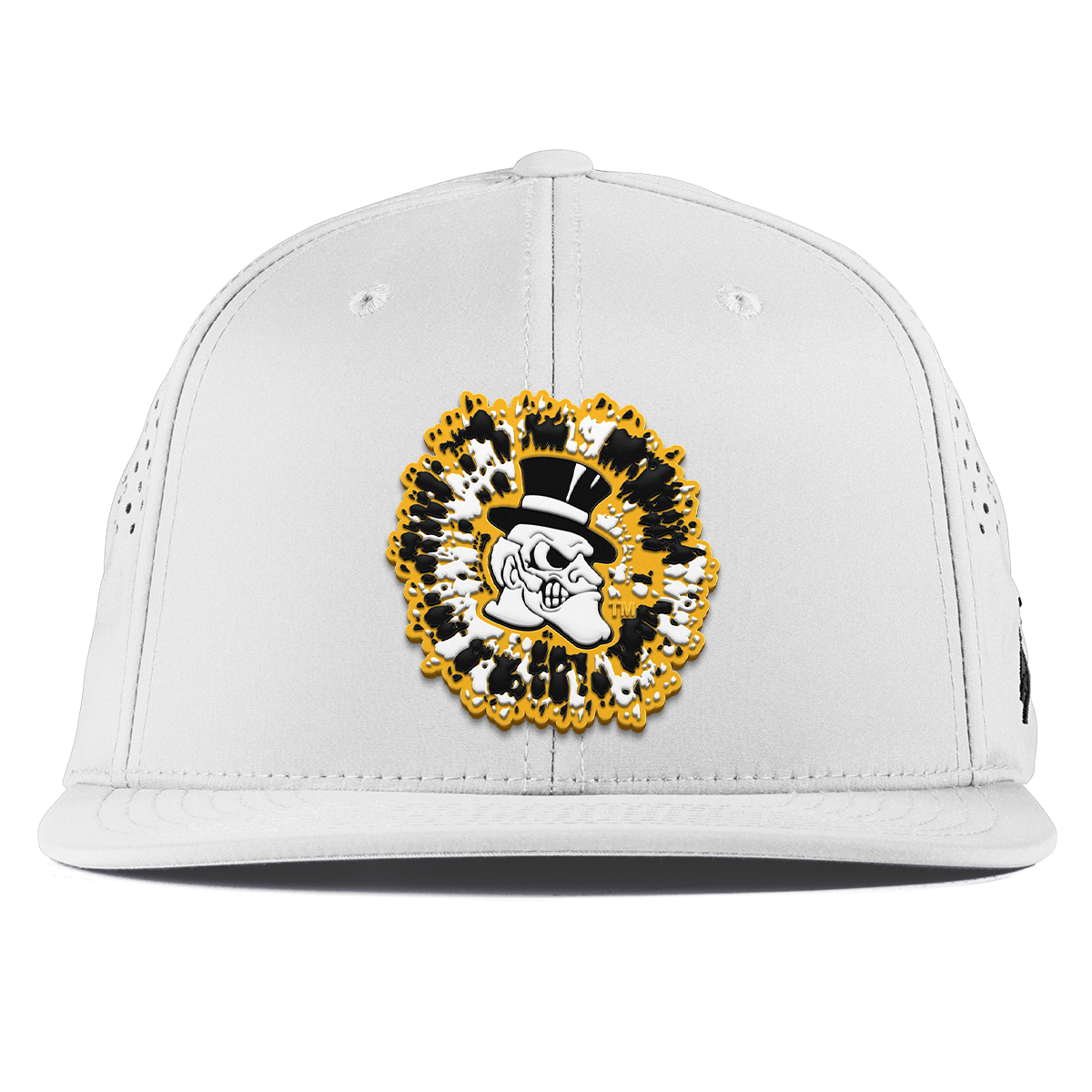 Wake Forest University "Deacons Tie Dye" Flat Performance White