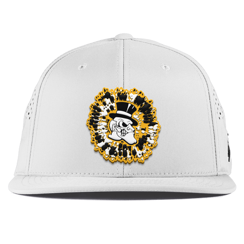 Wake Forest University "Deacons Tie Dye" Flat Performance White