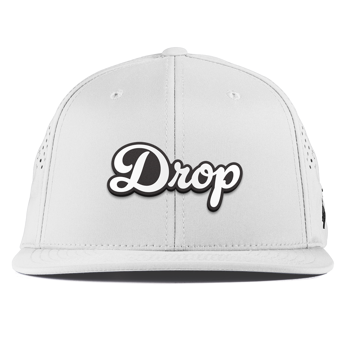 Drop Script Flat Performance White