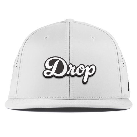 Drop Script Flat Performance White