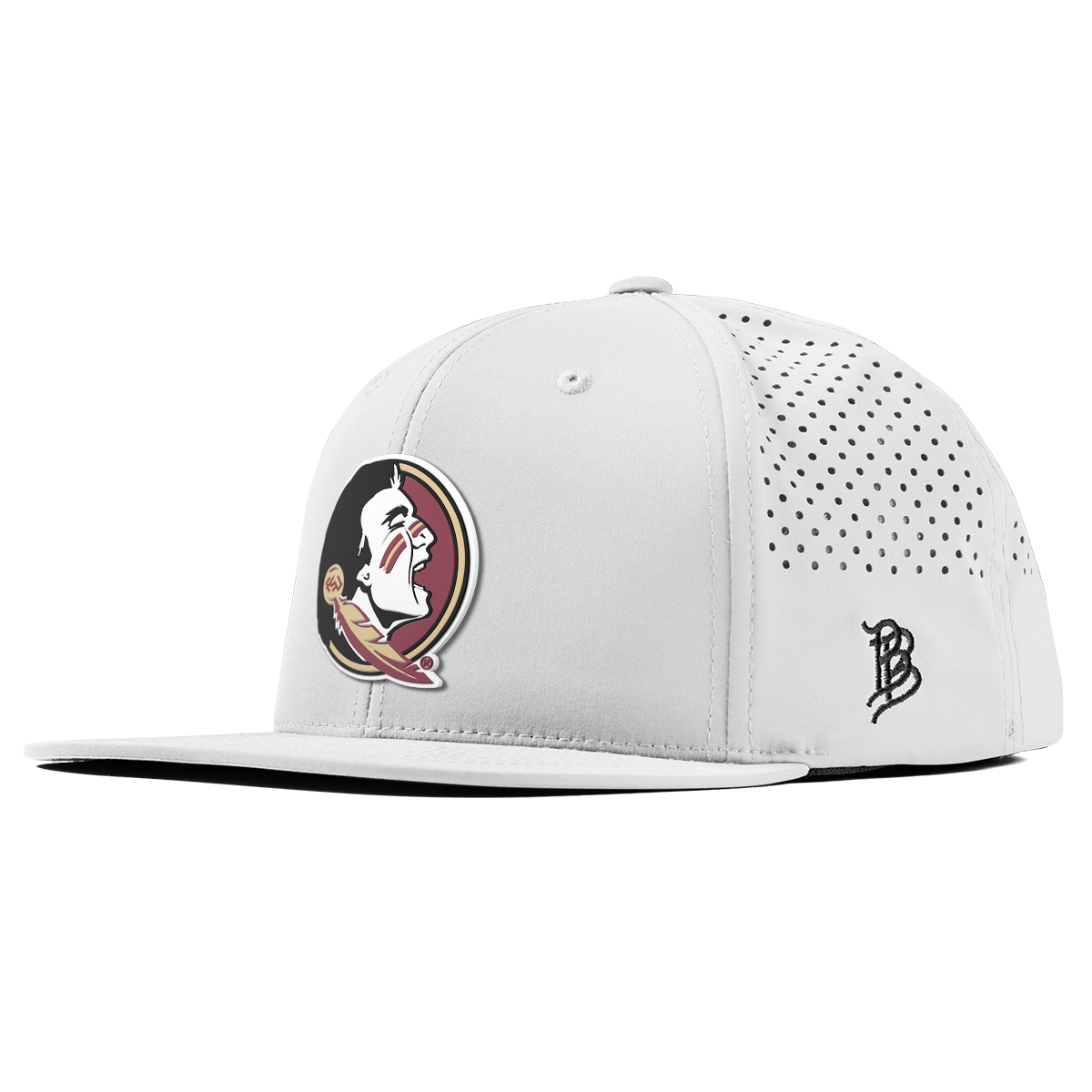 Florida State University "FSU Team Logo" Flat Performance White