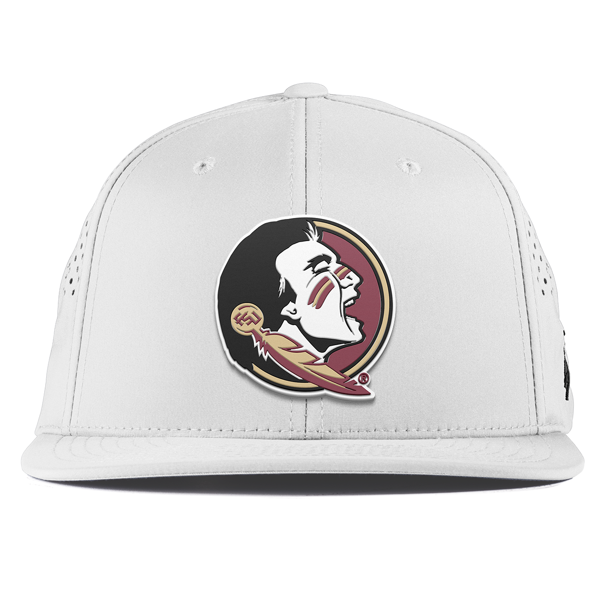 Florida State University "FSU Team Logo" Flat Performance White