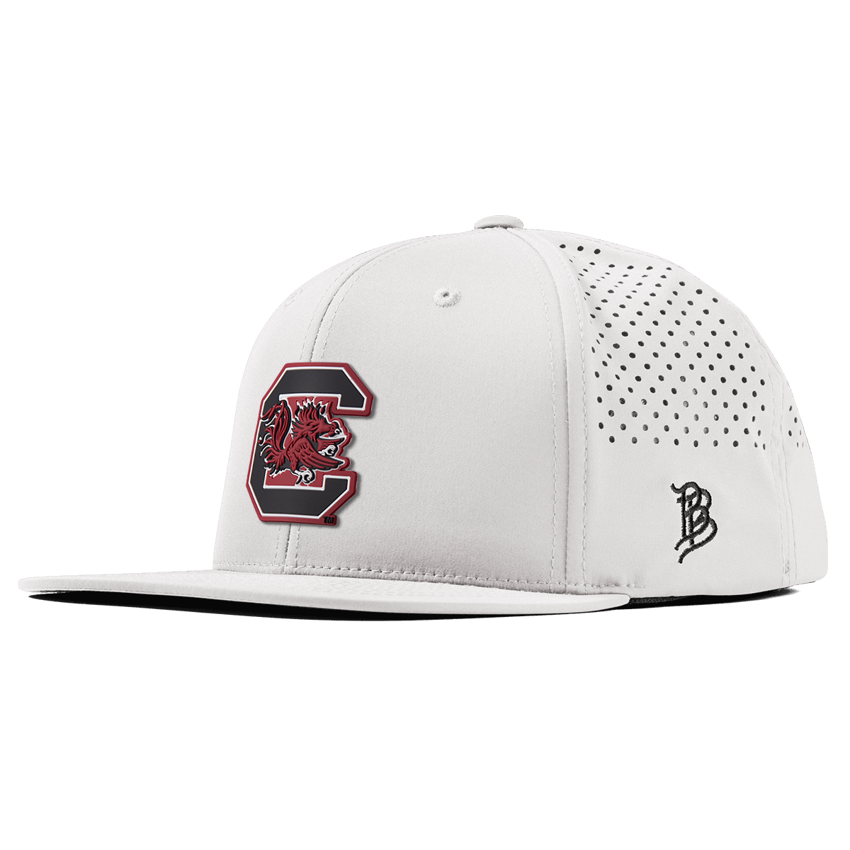 University of South Carolina "Gamecocks Garnet" Flat Performance White