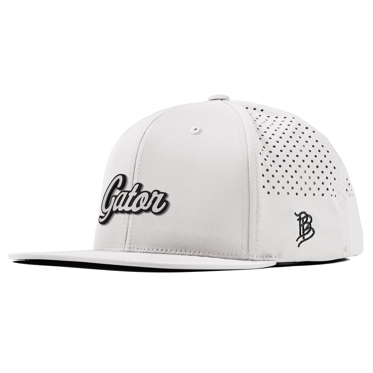 Gator Script White Flat Performance White