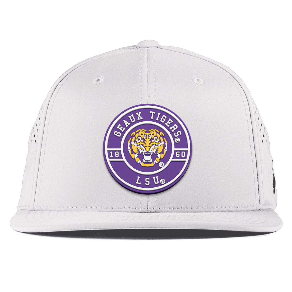 Louisiana State University "Geaux LSU Tigers" Flat Performance White