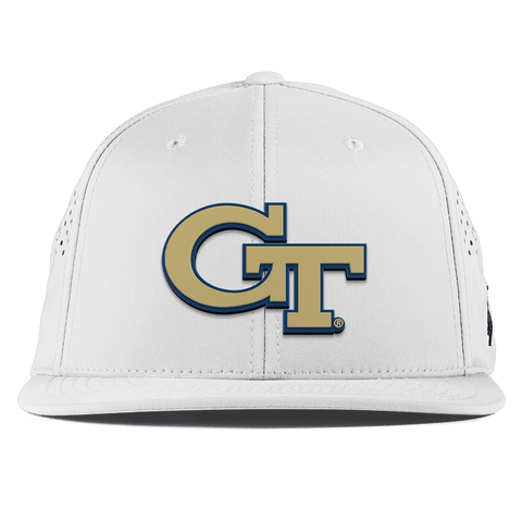 Georgia Tech University "Georgia Tech Team Logo" Flat Performance White 