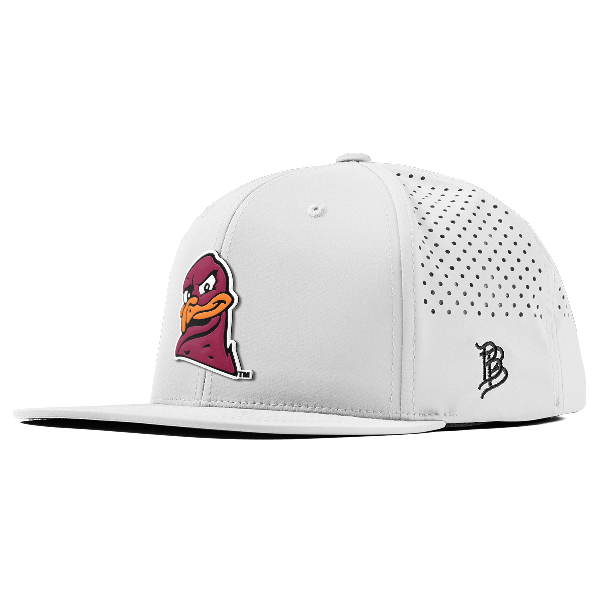 Virginia Tech University "HokieBird" Flat Performance White