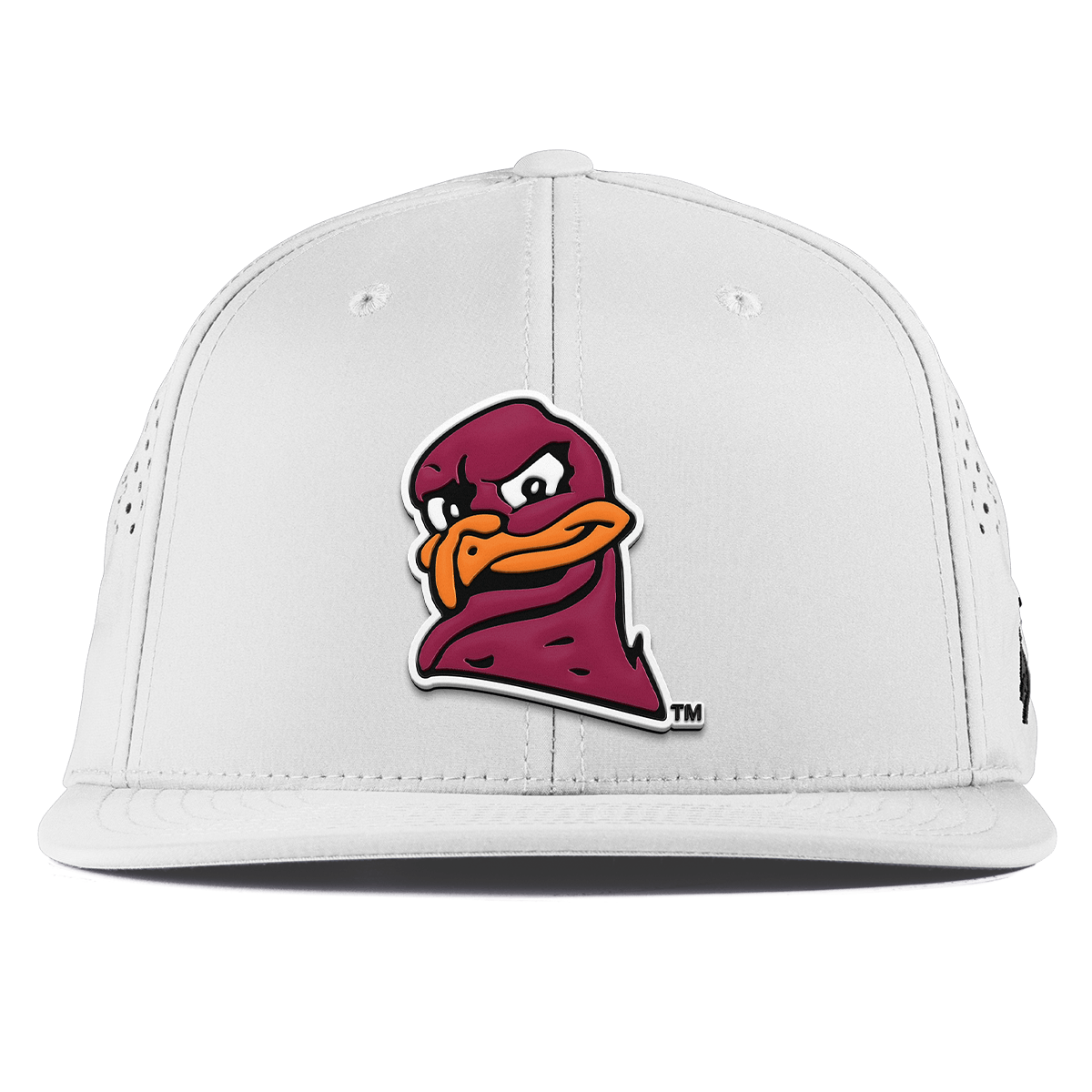 Virginia Tech University "HokieBird" Flat Performance White