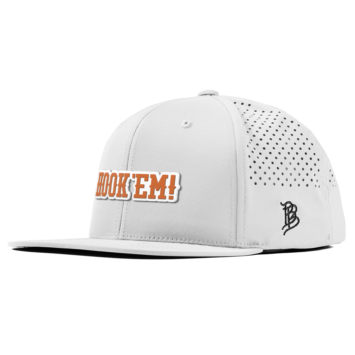 University of Texas "Hook'Em Horns" Flat Performance White