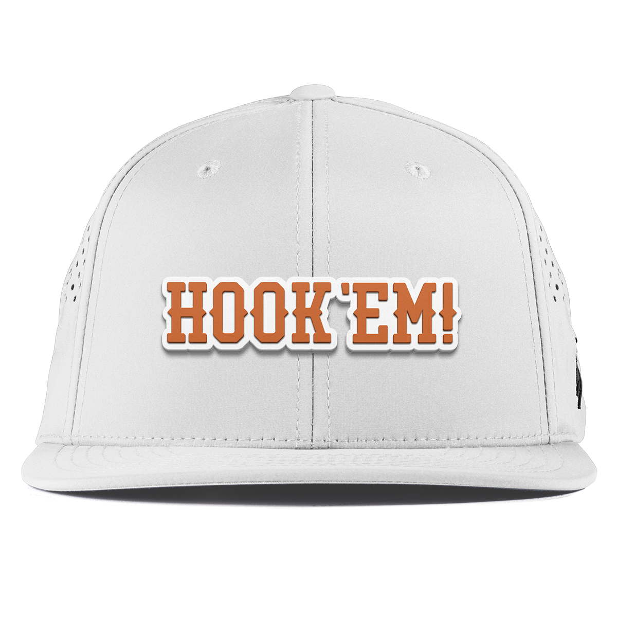 University of Texas "Hook'Em Horns" Flat Performance White