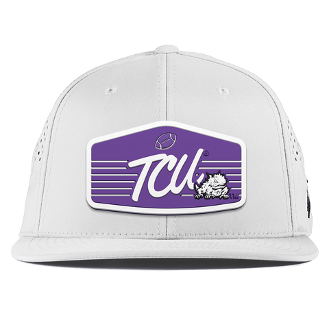 Texas Christian University "Horned Frogs Football" Flat Performance White
