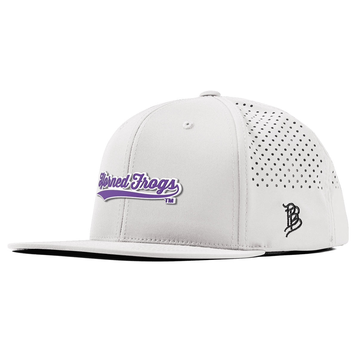 Texas Christian University "TCU Horned Frogs Scripts" Flat Performance White