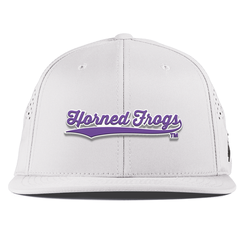 Texas Christian University "TCU Horned Frogs Scripts" Flat Performance White