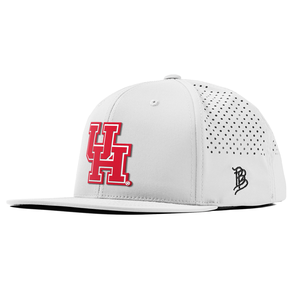 University of Houston "Houston Block" Flat Performance White 