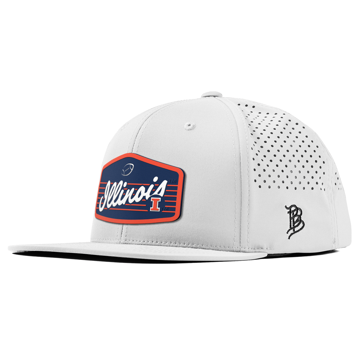 University of Illinois "Illini Football" Flat Performance White