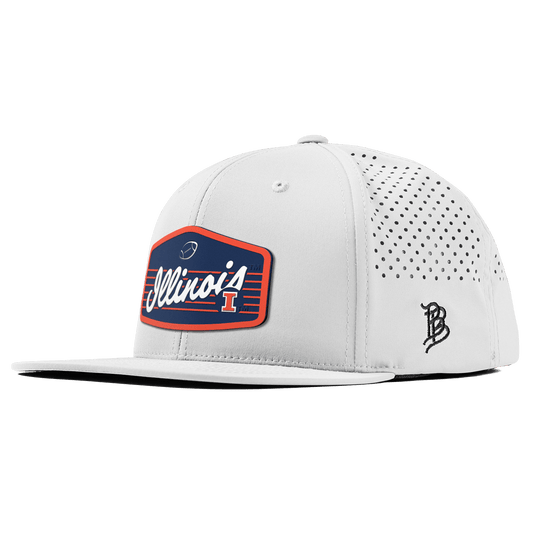 University of Illinois "Illini Football" Flat Performance White