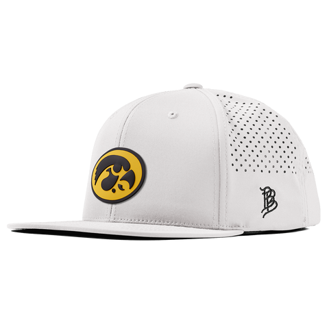 University of Iowa "Iowa Hawkeyes Team Logo" Flat Performance White