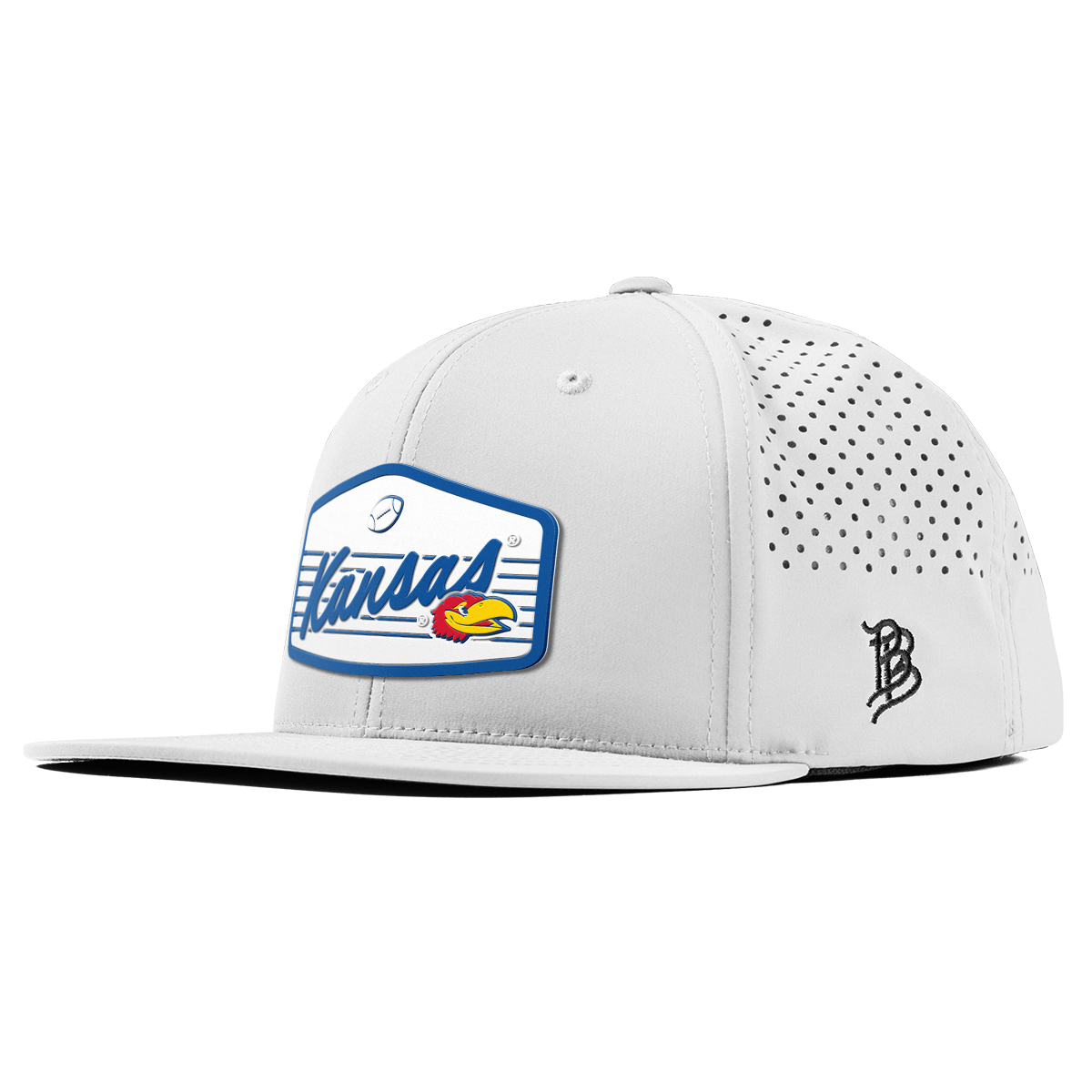 University of Kansas "Jayhawks Football" Flat Performance White