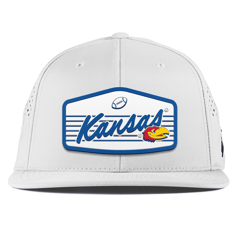 University of Kansas "Jayhawks Football" Flat Performance White