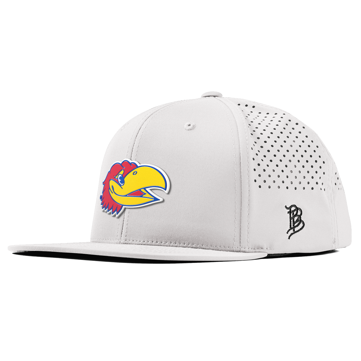 University of Kansas "KU Big Jay" Flat Performance White