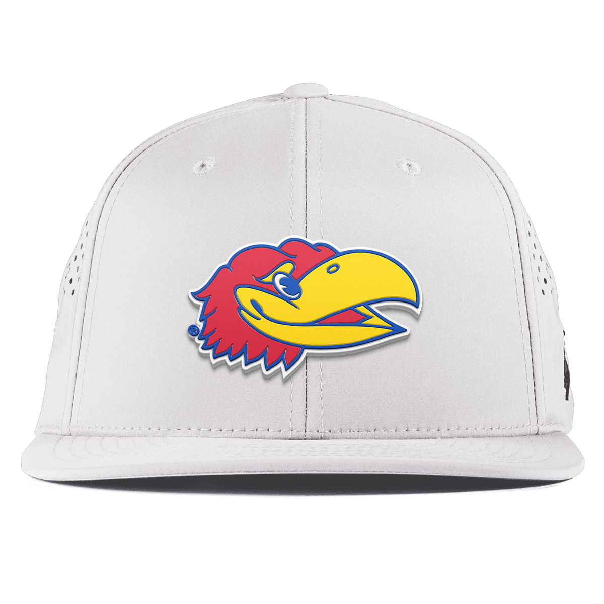 University of Kansas "KU Big Jay" Flat Performance White