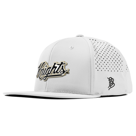 University of Central Florida "Knights Script" Flat Performance White