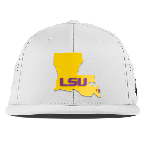 Louisiana State University "LSU Gold State" Flat Performance White