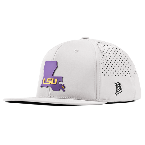 Louisiana State University "LSU State" Flat Performance White