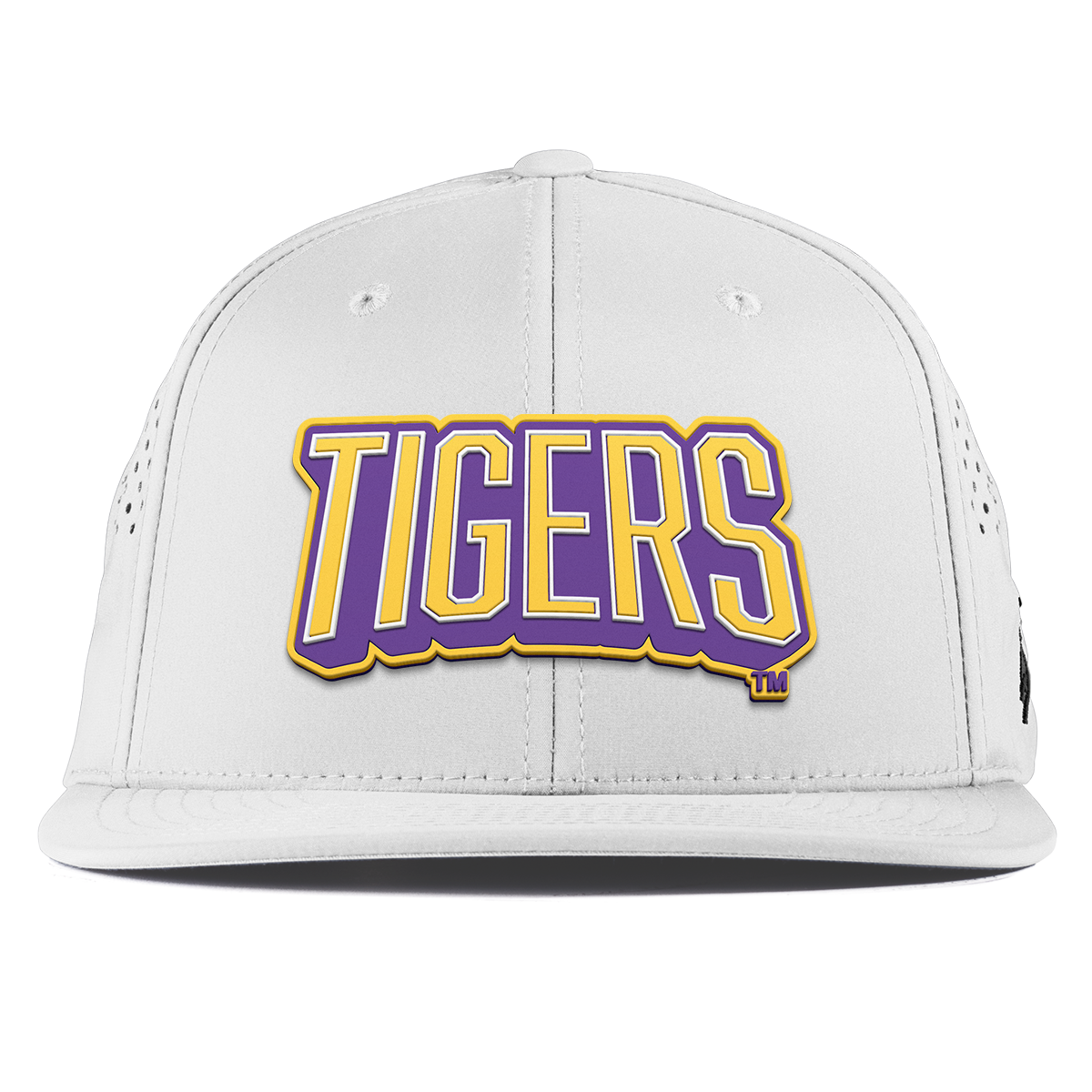 Louisiana State University "LSU Tigers Block" Flat Performance White