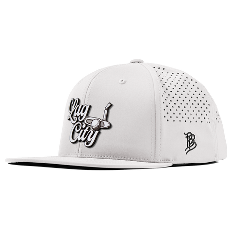 Lag City Script Flat Performance White