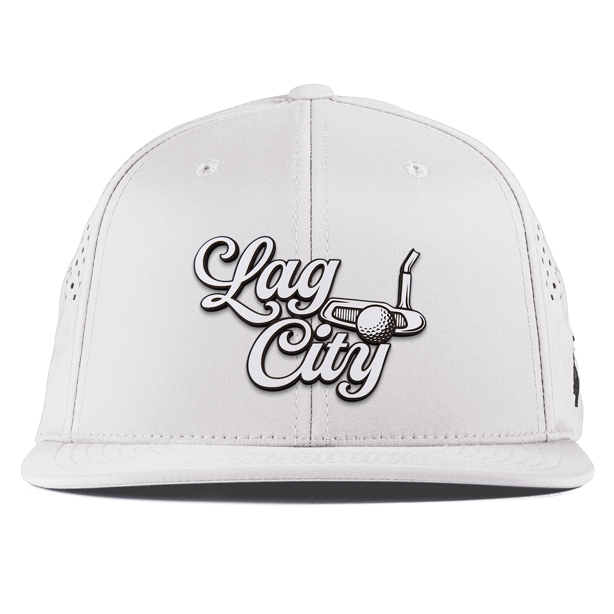 Lag City Script Flat Performance White