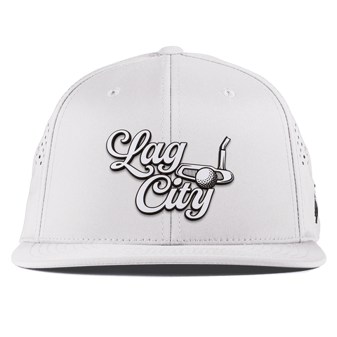 Lag City Script Flat Performance White