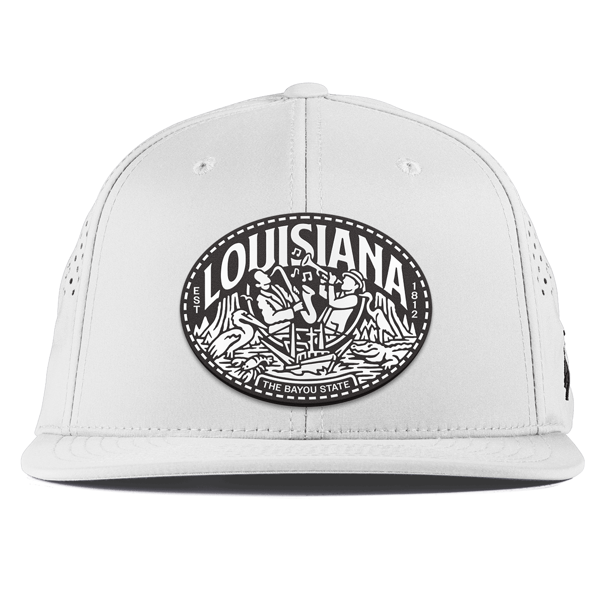 Louisiana Traveler Flat Performance White
