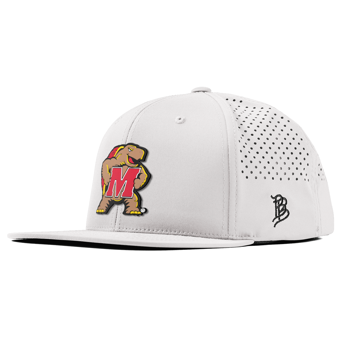 University of Maryland "Maryland Terrapin Team Logo" Flat Performance White
