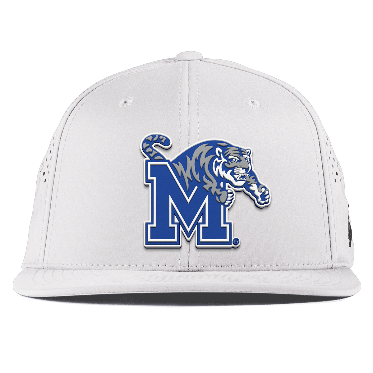 University of Memphis "Memphis Team Logo" Flat Performance White